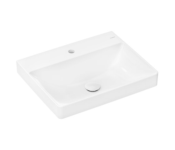 Xelu Q Lavabo 600/480 con foro rubinetto senza troppopieno, SmartClean | Lavabi | Hansgrohe