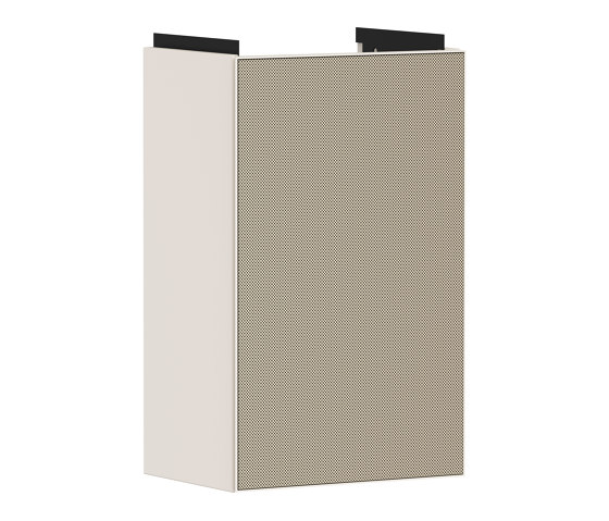 Xevolos E Meuble bas pour lave-mains 340/245 caisson Beige mat, charnière de porte droite | Meubles sous-lavabo | Hansgrohe