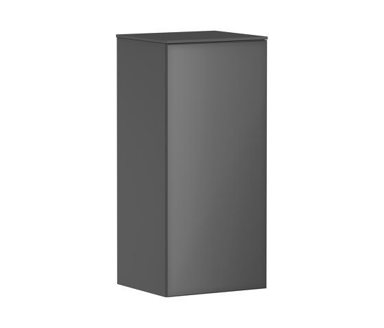 hansgrohe Xevolos E Mid-height cabinet Slate Matt Grey 400/360, door hinge right | Wall cabinets | Hansgrohe