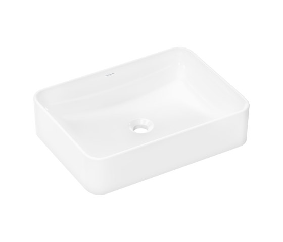 hansgrohe Xuniva Q Wash bowl 550/400 without tap hole and overflow | Wash basins | Hansgrohe