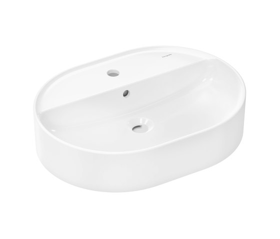 Xuniva S Lavabo tipo bol 450/450 con orificio para grifo y rebosadero | Lavabos | Hansgrohe