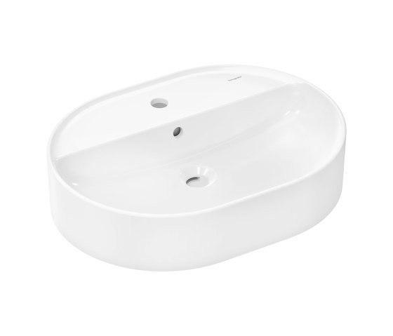 hansgrohe Xuniva U Wash bowl 600/450 with tap hole and overflow, SmartClean | Wash basins | Hansgrohe