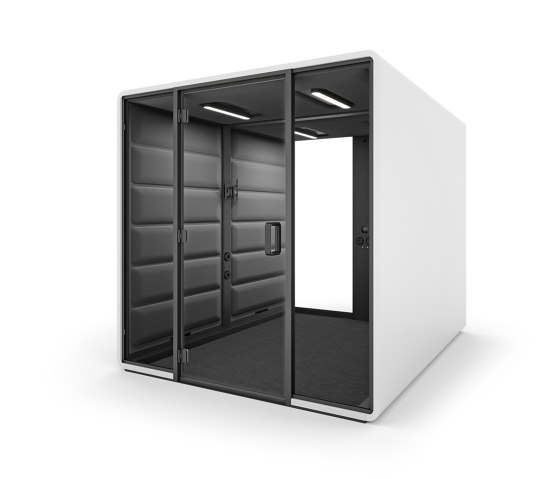 HushFree.Access.L | Dark grey | Box de bureau | Hushoffice