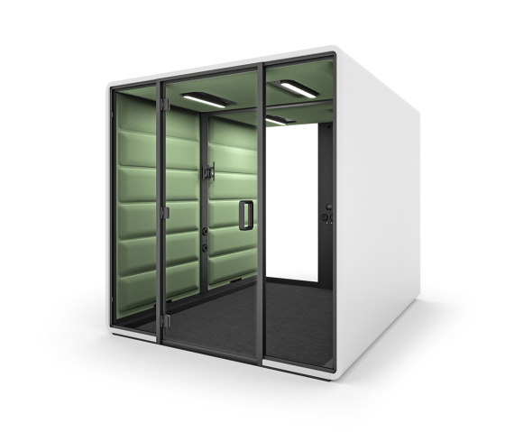 HushFree.Access.L | Light green | Box de bureau | Hushoffice