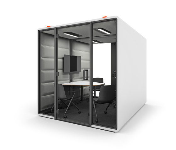 HushFree.Access.L | Light grey | Office Pods | Hushoffice