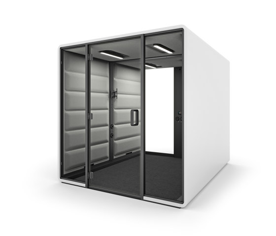 HushFree.Access.L | Light grey | Box de bureau | Hushoffice