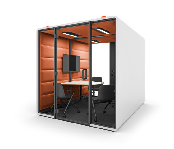 HushFree.Access.L | Orange | Cabinas de oficina | Hushoffice