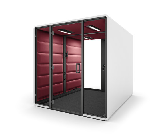 HushFree.Access.L | Red | Office Pods | Hushoffice