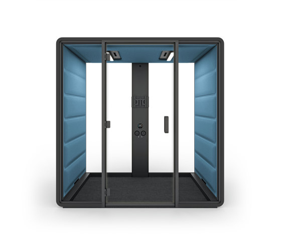 HushFree.Access.M | Blue | Box de bureau | Hushoffice