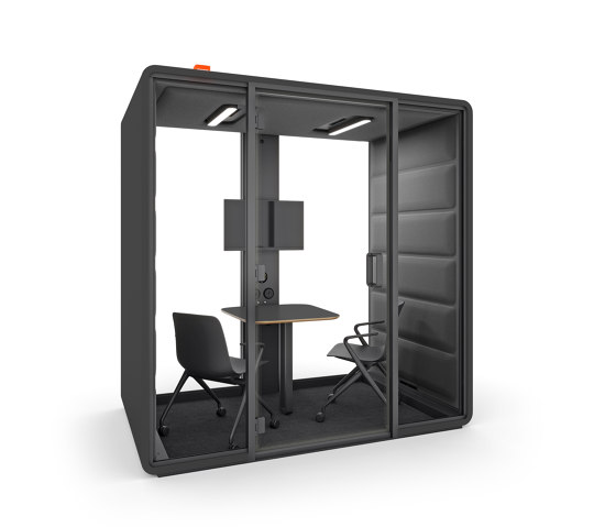 HushFree.Access.M | Dark grey | Office Pods | Hushoffice