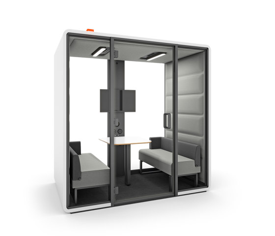 HushFree.Access.M | Light grey | Cabine ufficio | Hushoffice