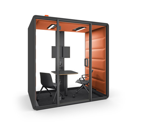 HushFree.Access.M | Orange | Cabine ufficio | Hushoffice