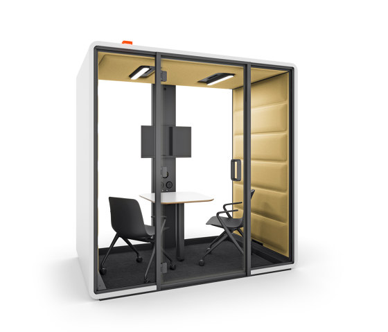 HushFree.Access.M | Yellow | Office Pods | Hushoffice