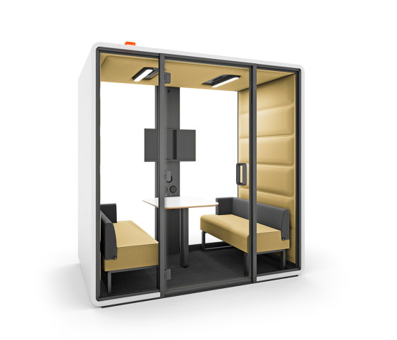 HushFree.Access.M | Yellow | Office Pods | Hushoffice