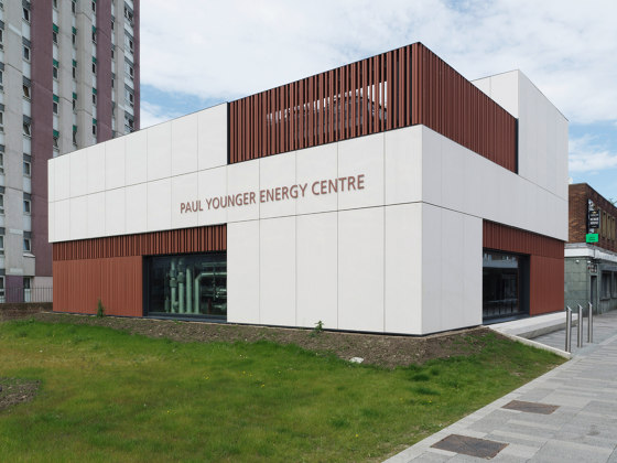 concrete skin | Paul Younger Energy Centre | Panneaux de béton | Rieder