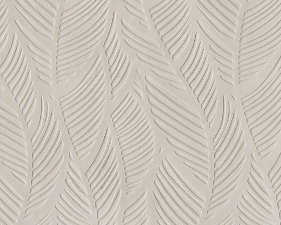 Structure Leaf white-grey | Revestimientos de paredes / papeles pintados | Wall Rapture