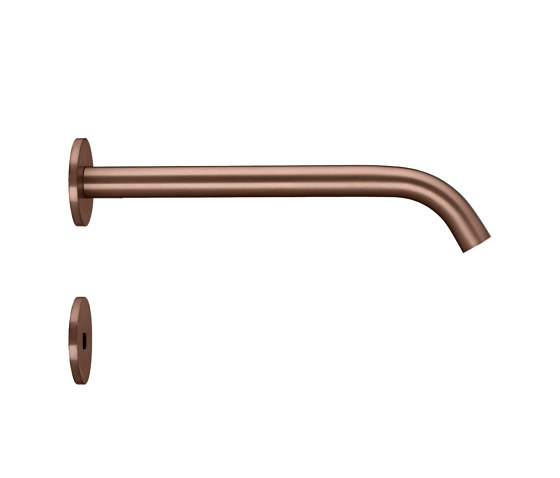 Radius | PVD Bronze TSL.882 IR Sensor Tap - Mains Powered | Wash basin taps | The Splash Lab