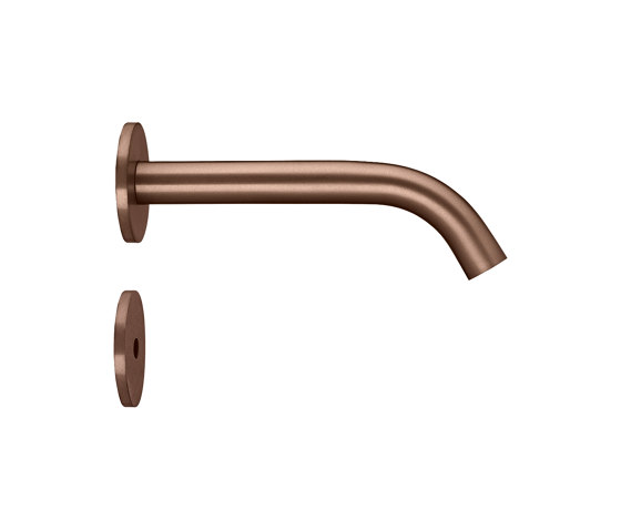 Radius | PVD Bronze TSL. 884 150mm IR Sensor Tap - Mains Powered | Wash basin taps | The Splash Lab