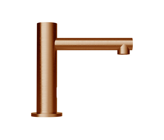 Radius | PVD Copper Straight Spout Tap / Small | Wash basin taps | The Splash Lab