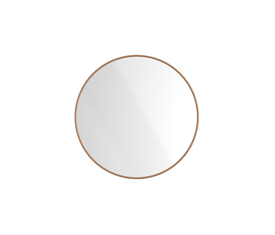 Radius | PVD Copper Wall Mount Mirror / Circular | Badspiegel | The Splash Lab