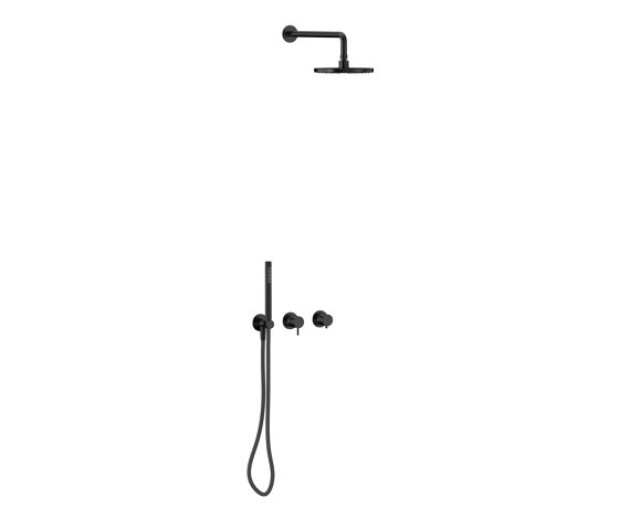 PVD Black Concealed Shower | Robinetterie de douche | The Splash Lab