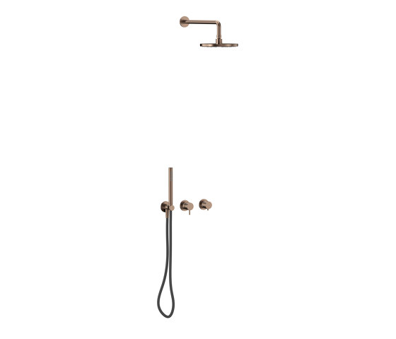 PVD Bronze Concealed Shower | Robinetterie de douche | The Splash Lab