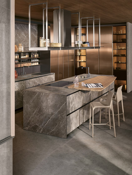 Alea Pro | Island kitchens | Poliform