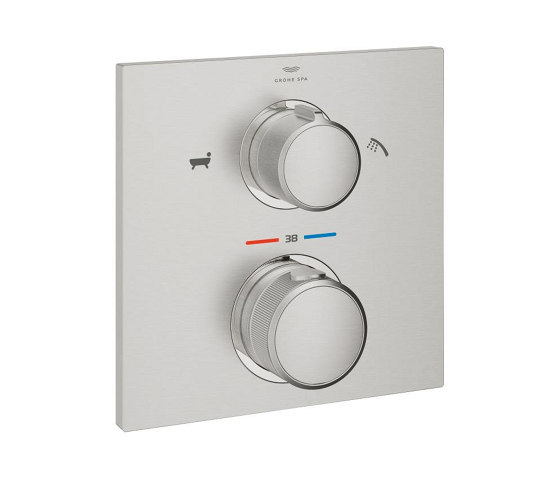 Allure Thermostat for concealed installation with 2-way diverter hand shower/bath filler | Duscharmaturen | GROHE