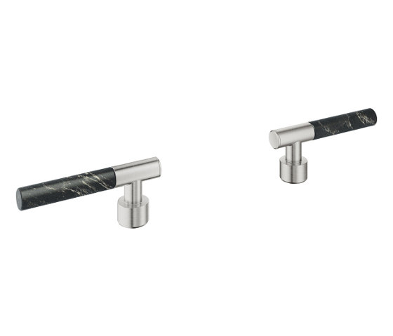 Atrio Private Collection Sticks made from Vanilla Noir Caesarstone material | Bathroom taps accessories | GROHE