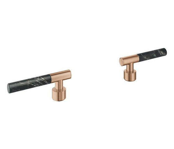 Atrio Private Collection Sticks made from Vanilla Noir Caesarstone material | Bathroom taps accessories | GROHE