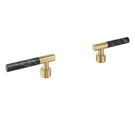 Atrio Private Collection Sticks made from Vanilla Noir Caesarstone material | Bathroom taps accessories | GROHE