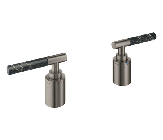 Atrio Private Collection Sticks made from Vanilla Noir Caesarstone material | Bathroom taps accessories | GROHE