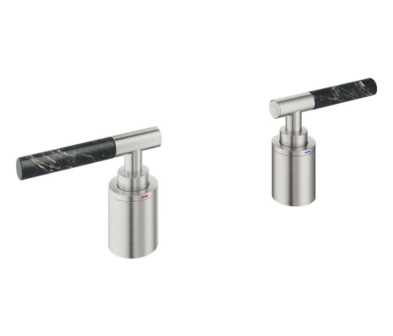 Atrio Private Collection Sticks made from Vanilla Noir Caesarstone material | Bathroom taps accessories | GROHE