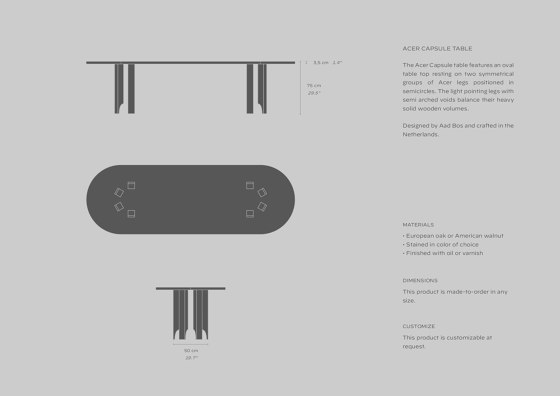Acer Capsule table | Tavoli pranzo | MOKKO
