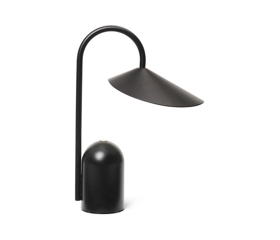 Arum Portable Lamp - Black | Lampade tavolo | ferm LIVING