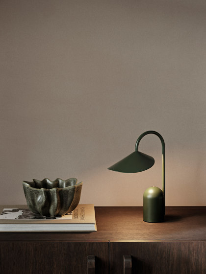 Arum Portable Lamp - Grass Green | Table lights | ferm LIVING