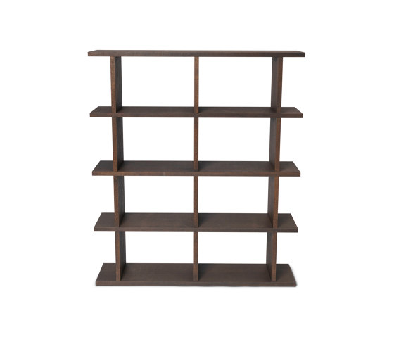 Kona Bookcase 2x4 - Dark Stained | Étagères | ferm LIVING