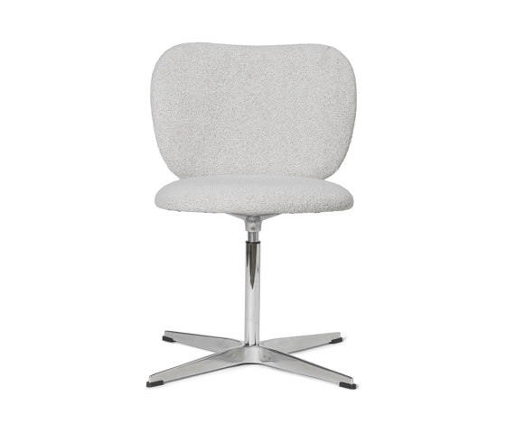 Rico Chair Swivel Soft Bouclé - Off-white/Sand | Chairs | ferm LIVING