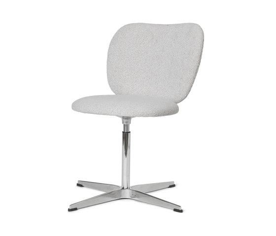 Rico Chair Swivel Soft Bouclé - Off-white/Sand | Sedie | ferm LIVING