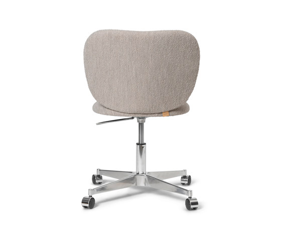 Rico Chair w. Castors Soft Bouclé - Natural | Sedie | ferm LIVING