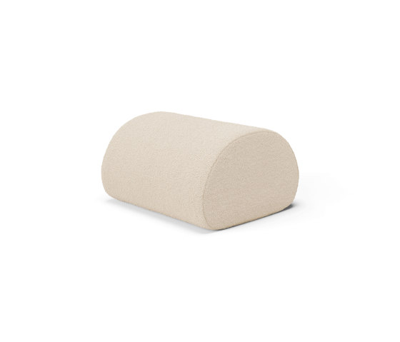 Rouli Pouf Pure Bouclé - Off-white | Poufs | ferm LIVING