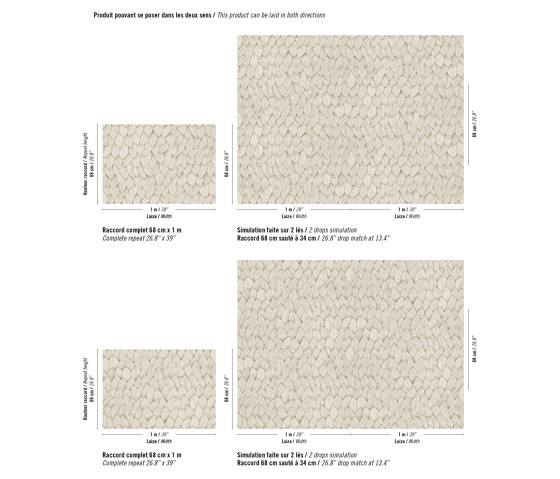 Cordes sensibles x Véronique de Soultrait | Un raffinement d'âme | VP 993 01 | Revêtements muraux / papiers peint | Elitis