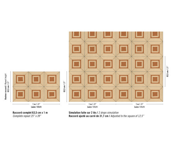 Cordes sensibles x Véronique de Soultrait | Maîtriser les codes | VP 996 11 | Wandbeläge / Tapeten | Elitis