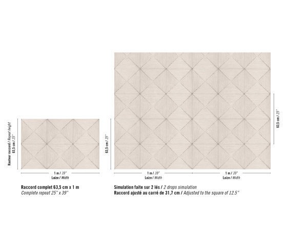 Cordes sensibles x Véronique de Soultrait | Source de paix | VP 997 01 | Carta parati / tappezzeria | Elitis