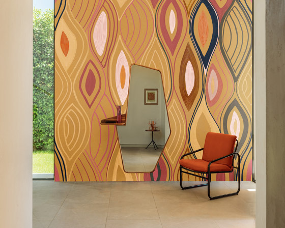 Cordes sensibles x Véronique de Soultrait | Faire jaillir l'exubérance | VP 1002 01 | Wall coverings / wallpapers | Elitis