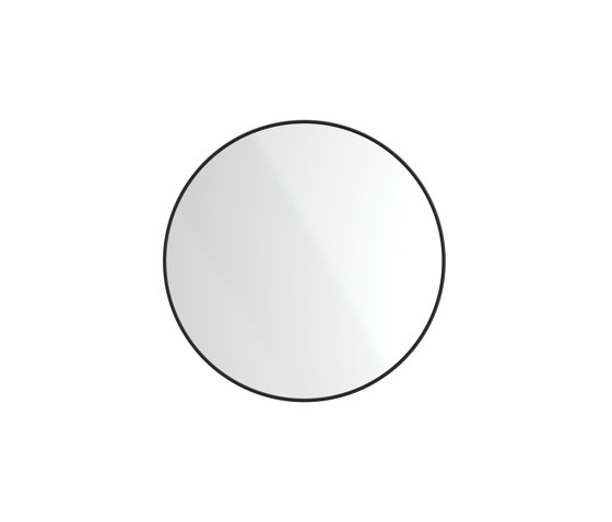 Radius | PVD Black Wall Mount Mirror / Circular | Bath mirrors | The Splash Lab