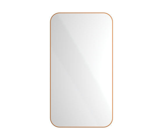 Radius | PVD Copper Wall Mount Mirror / Rectangular | Bath mirrors | The Splash Lab