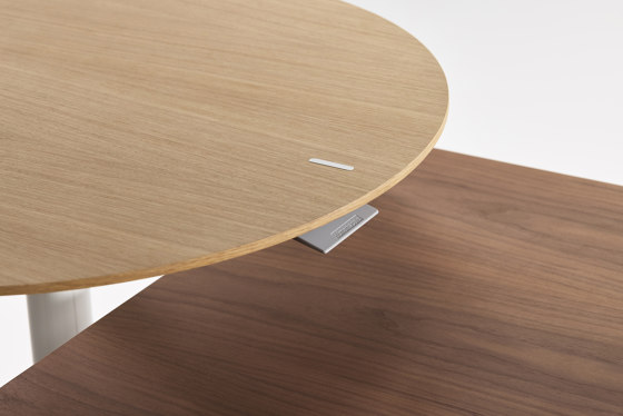 Float Gather 30in Round | Tables hautes | Humanscale