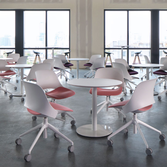 Float Gather 30in Round | Tables hautes | Humanscale