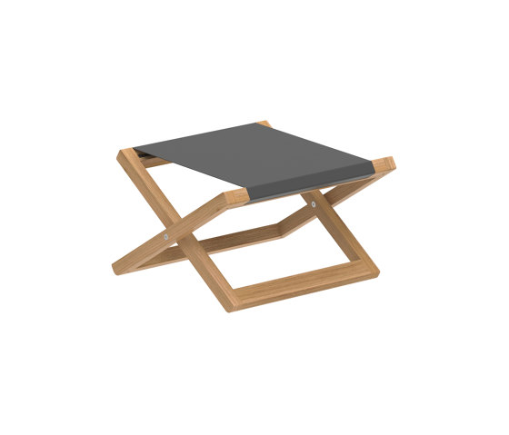 Beacher foldable footrest teak | Sgabelli | Royal Botania